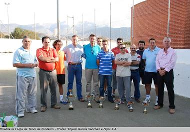 Finaliza la I Liga de Tenis de Puntalón - Trofeo Miguel García Sánchez e Hijos S.A.