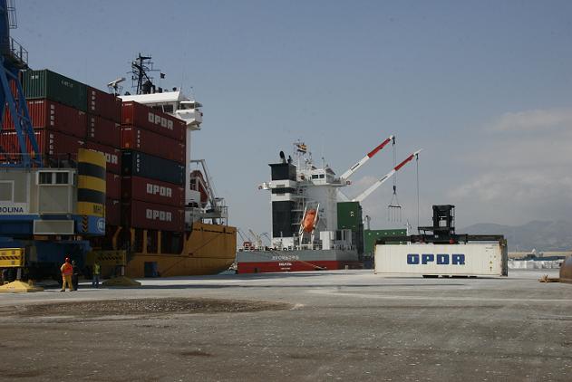 La línea de OPDR ha movido más de 1.300 Teus en el primer semestre del año por el Puerto de Motril