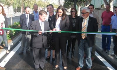 El presidente de la Diputación inaugura el nuevo bulevar de Albuñol