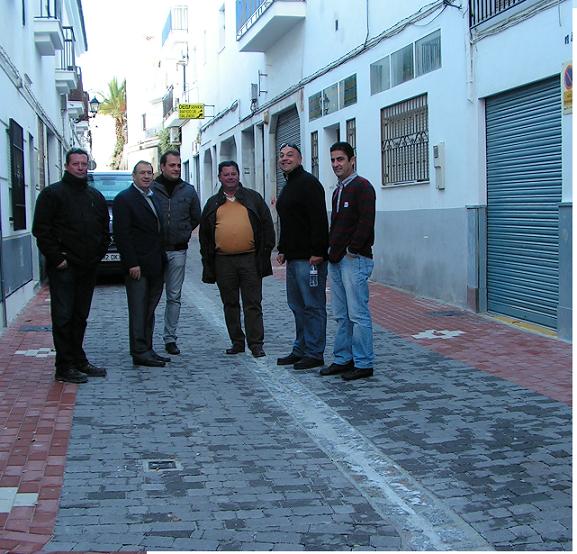 Se remodelan las calles del casco antiguo de Salobreña