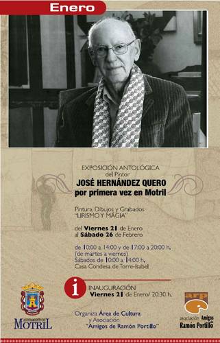 Exposición antológica de José Hernández Quero en la Casa de la Condesa de Torre Isabel
