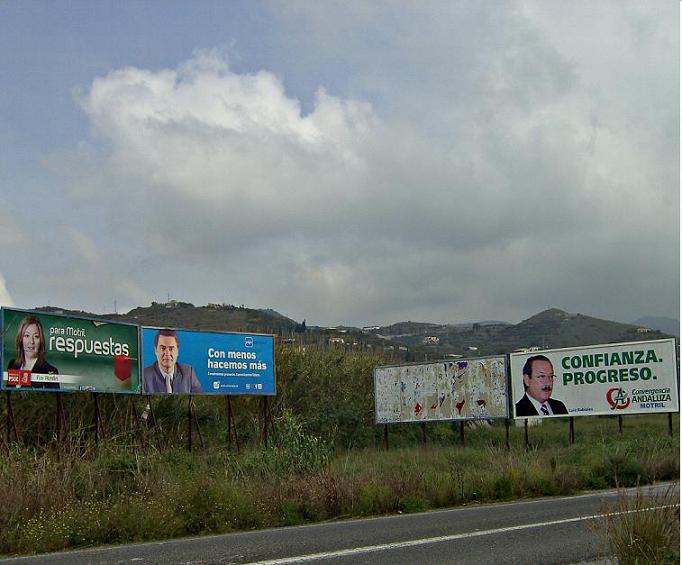 Granada, Motril, Almuñécar, salobreña y Ojíjares son los municipios donde se presentan un mayor número de candidaturas