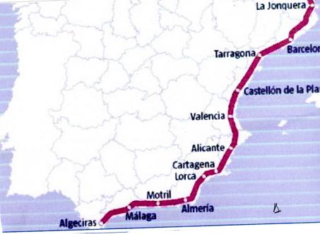 El corredor del Mediterráneo por Alfonso Fernández Martín