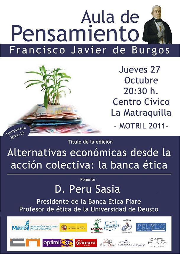 Peru Sasia en el Aula de Pensamiento Francisco Javier de Burgos de Motril
