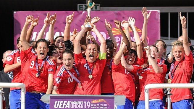 La Selección Española de Fútbol Femenino entrenó en Vélez de Benaudalla