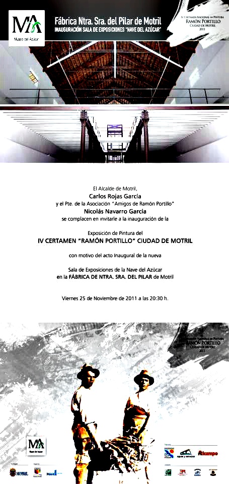 Este viernes se inaugura la Sala de Exposiciones de la Fábrica del Pilar con el IV Certamen de Pintura Ramón Portillo