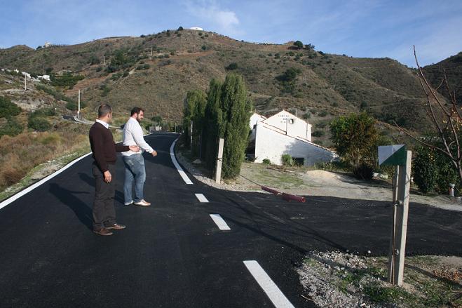 El concejal de Obras Públicas y Medio Rural visitó las obras de mejora realizadas en el Camino de Los Mateos