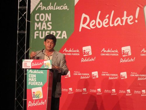 Valderas apuesta por una intervención pública en la economía andaluza