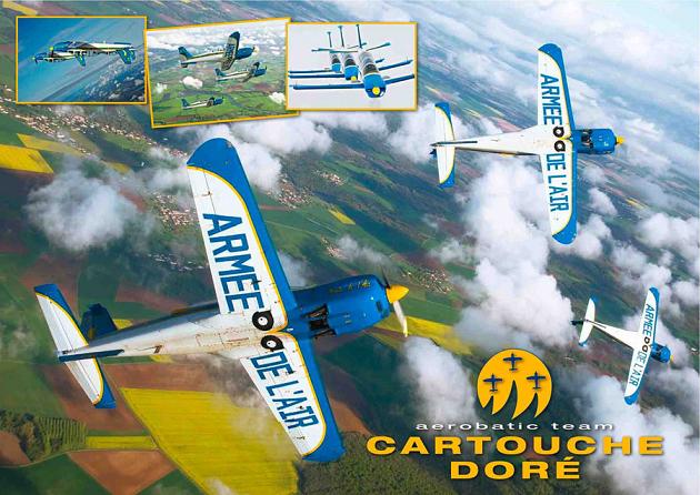 The Cartouche Dore are a French Air Force aerobatic display team. Motril  Grenade (Espagne) 17 juin