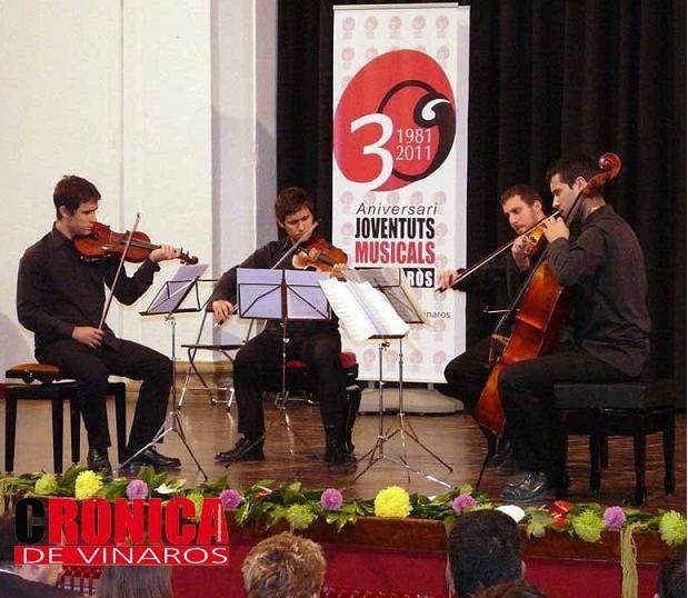 El cuarteto de cuerda  "Biel Quartet" actuará este sábado en Motril