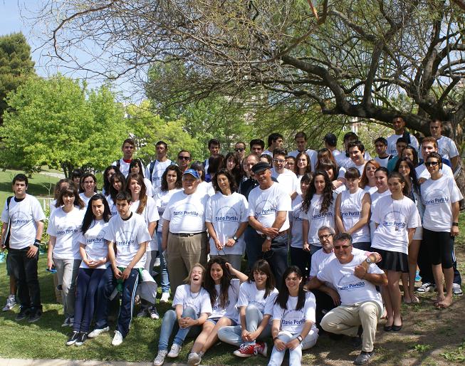 150 alumnos de Darío Portillo le rinden homenaje en el concurso de pintura rápida