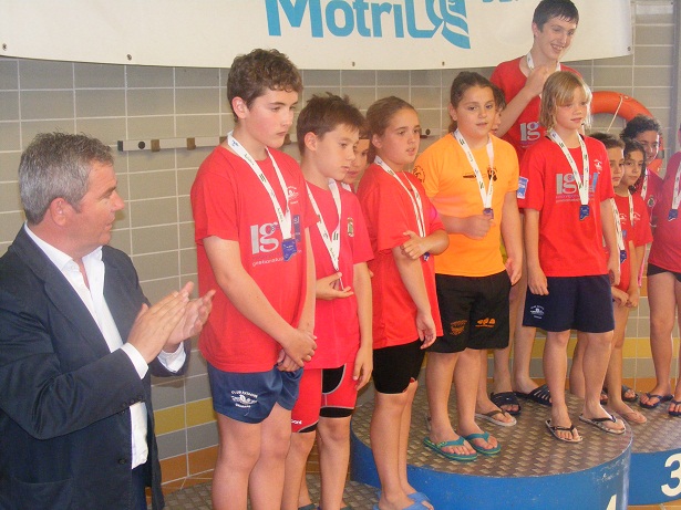 El equipo del natación del Real Club Náutico de Motril, sobresaliente en la 6ª Jornada Provincial Alevín y Benjamín