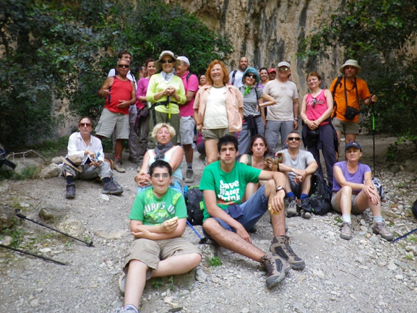 Los senderistas de Almuñécar disfrutaron de la belleza de la Junta de los Ríos y el Parque Natural de la Almijara