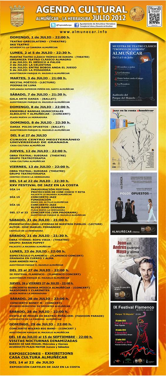 El Jazz, el teatro y el flamenco destacan en la programación cultural del mes de julio en Almuñécar y La Herradura
