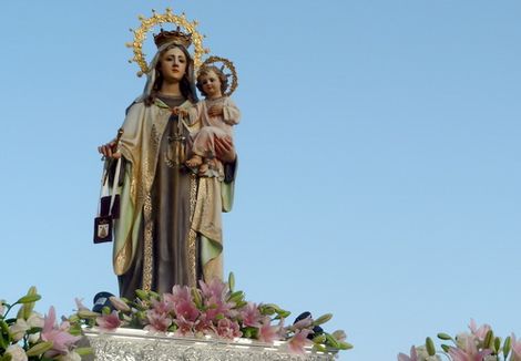 Hoy procesionará la Virgen del Carmen en Almuñécar y La Herradura