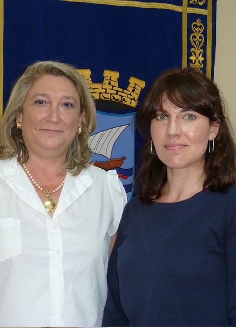 La alcaldesa de Almuñécar recibió en el Ayuntamiento  a la Subdirectora General de Fondos de Cohesión y Cooperación Territorial Europea