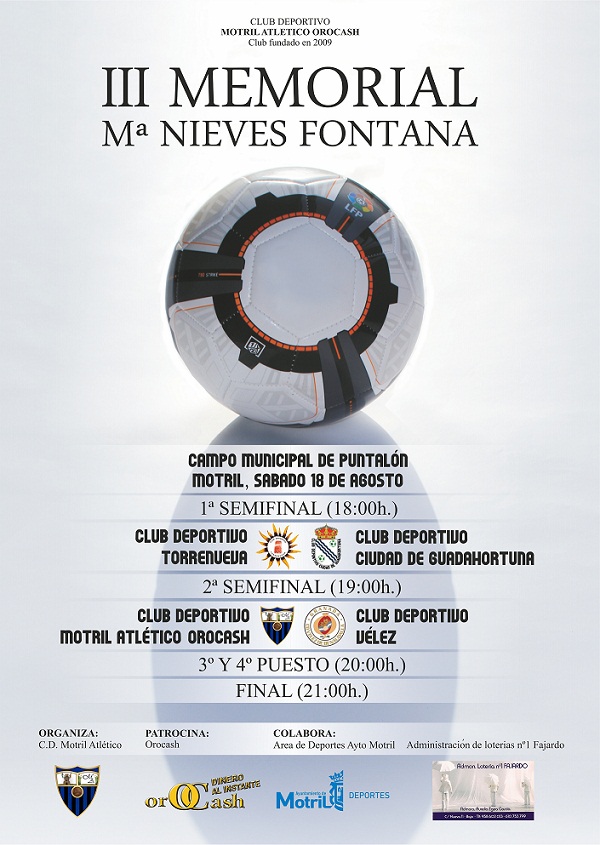III Memorial Mª Nieves Fontana de fútbol