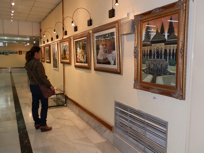 La Casa de la Cultura de Almuñécar acoge una nueva exposición colectiva de pintura promovida por Artex
