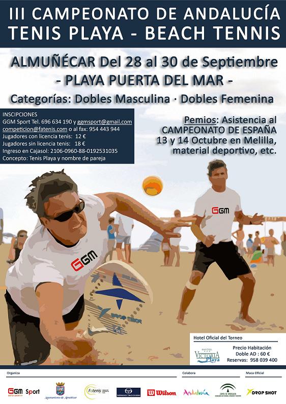 Almuñécar acoge este fin de semana el III Campeonato de Andalucía de Tenis Playa