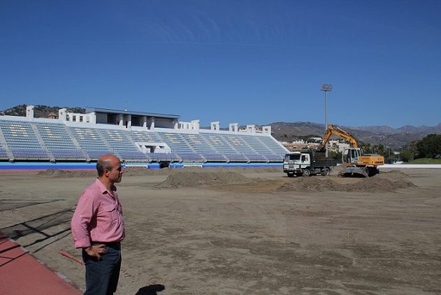 El estadio almuñequero  Francisco Bonet contará con nuevo césped natural a principios de año