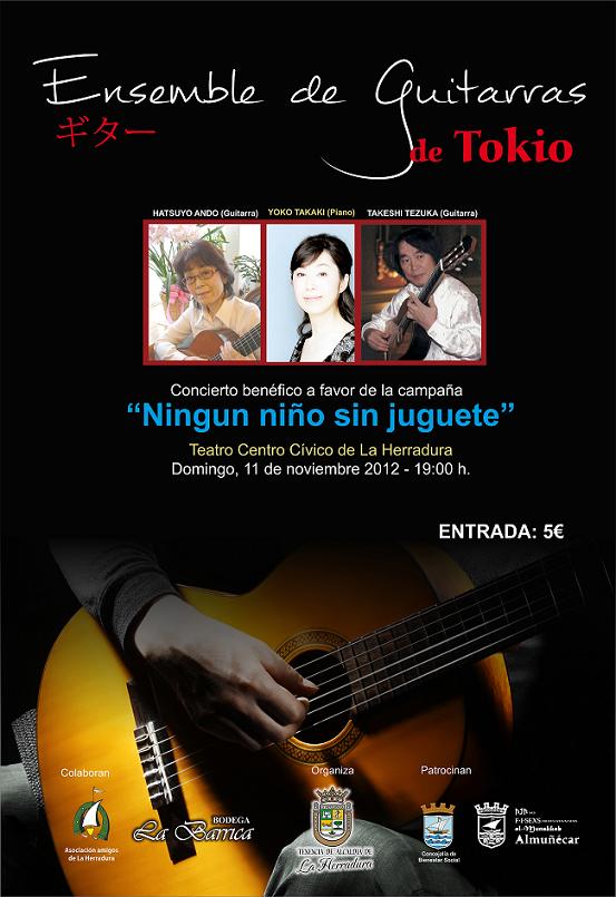 La Ensemble de Guitarras de Tokio se presenta este domingo en La Herradura