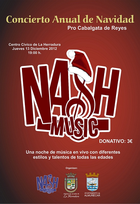 Concierto de Navidad de Nash Music en La Herradura