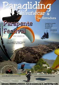 El II Festival de Parapente de Almuñécar se celebrará este domingo