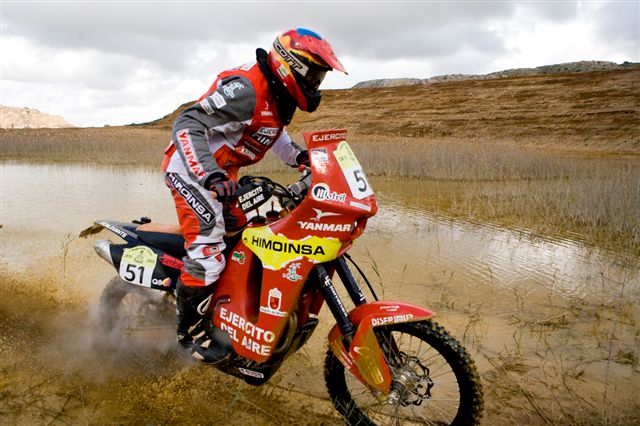 El motrileño Miguel Puertas en el Rally Dakar 2013