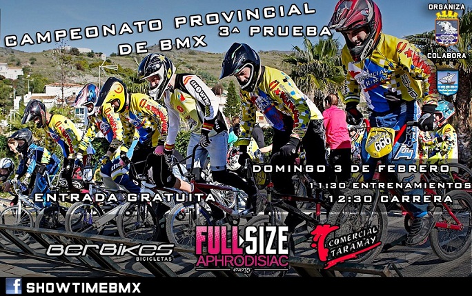 Los sexitanos se consolidan como líderes del Campeonato Provincial BMX