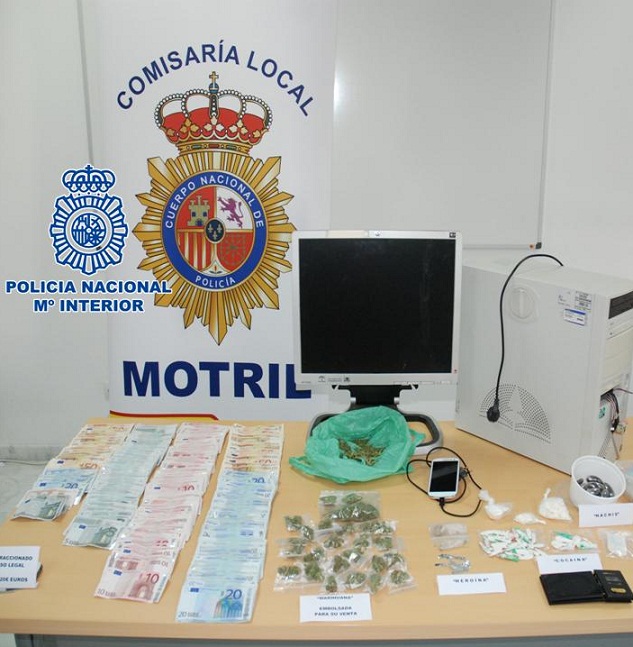 La Policía Nacional lleva a cabo una operación contra el tráfico de drogas deteniendo a siete personas