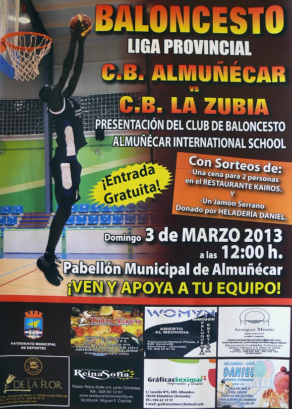 El CB Almuñécar celebra este domingo la fiesta del baloncesto con la presentación de sus equipos y el partido del conjunto sénior contra La Zubia