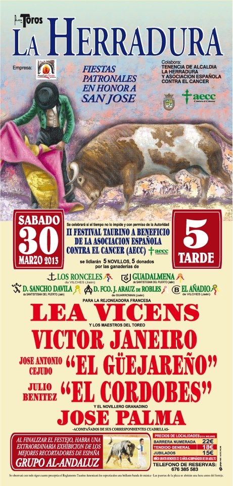 Este sábado y el domingo se celebrarán en La Herradura los   festejos taurino y ecuestre que fueron aplazados por la lluvia