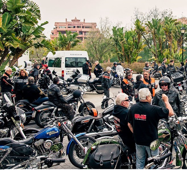 Almuñécar acoge este fin de semana un encuentro autonómico de clubes oficiales de Harley  Davidson