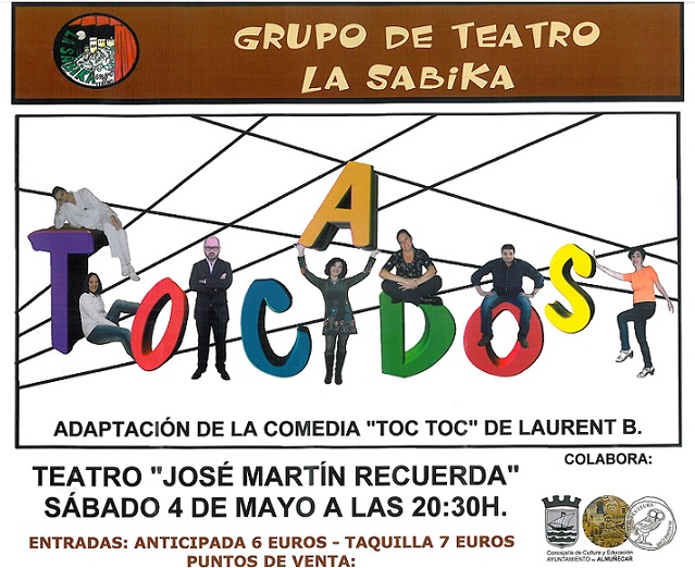 El grupo La Sabika interpretará mañana la obra Tocados en el Teatro Martín Recuerda
