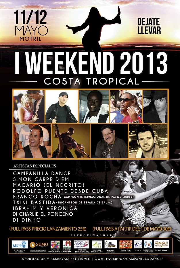 El baile latino inundará Motril este fin de semana con el I Weekend Costa Tropical
