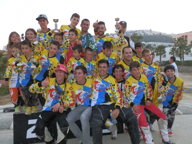 Almuñécar acogió la prueba final del Campeonato Provincial de BMX