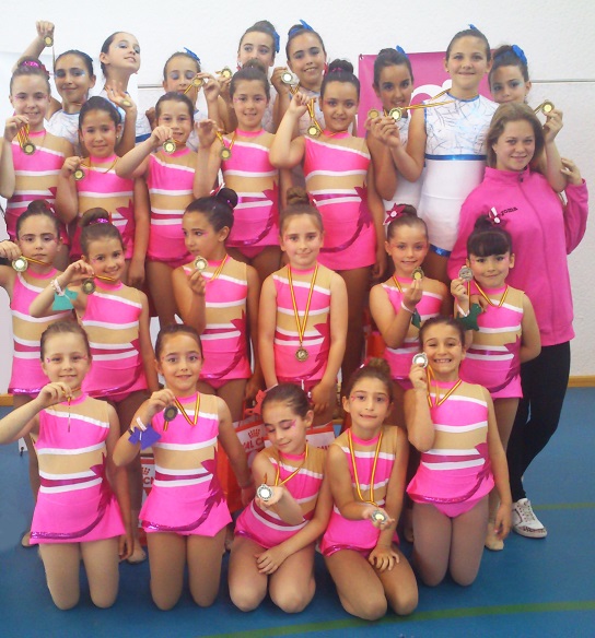La Escuela Municipal de Gimnasia Rítmica de Almuñécar consiguió cuatro podios en Cártama