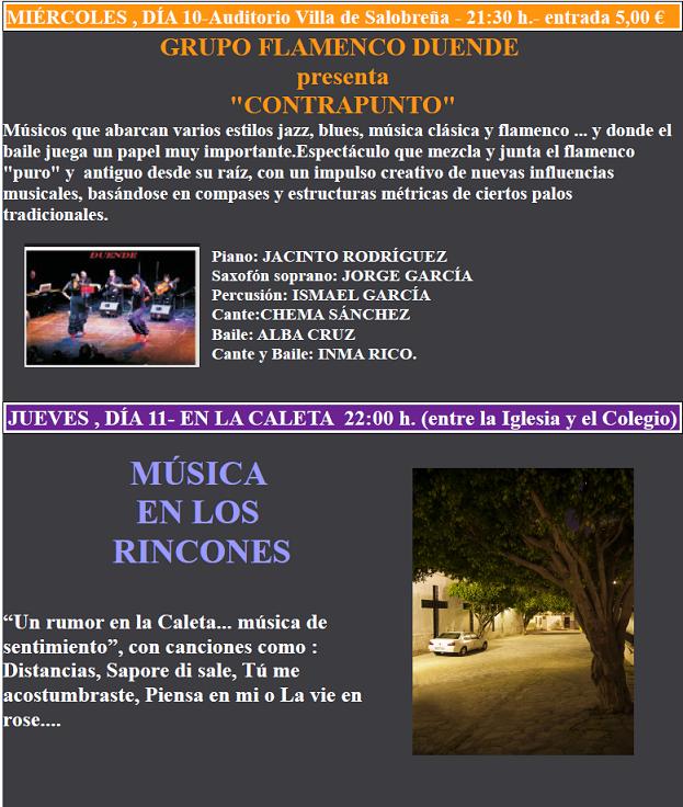 Flamenco y Música en los rincones de Salobreña