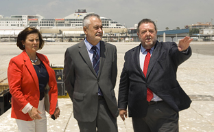 José Antonio Griñán: "importantísimo terminar la A-7 para el puerto de Motril"