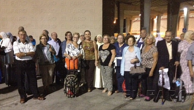 Un grupo de mayores de Melilla pasarán sus vacaciones en Lanjarón