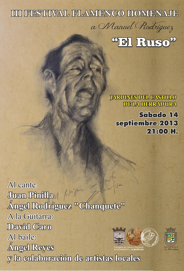El Festival Flamenco Homenaje a Manuel Rodríguez El Ruso se celebra esta noche en el Centro Cívico de La Herradura
