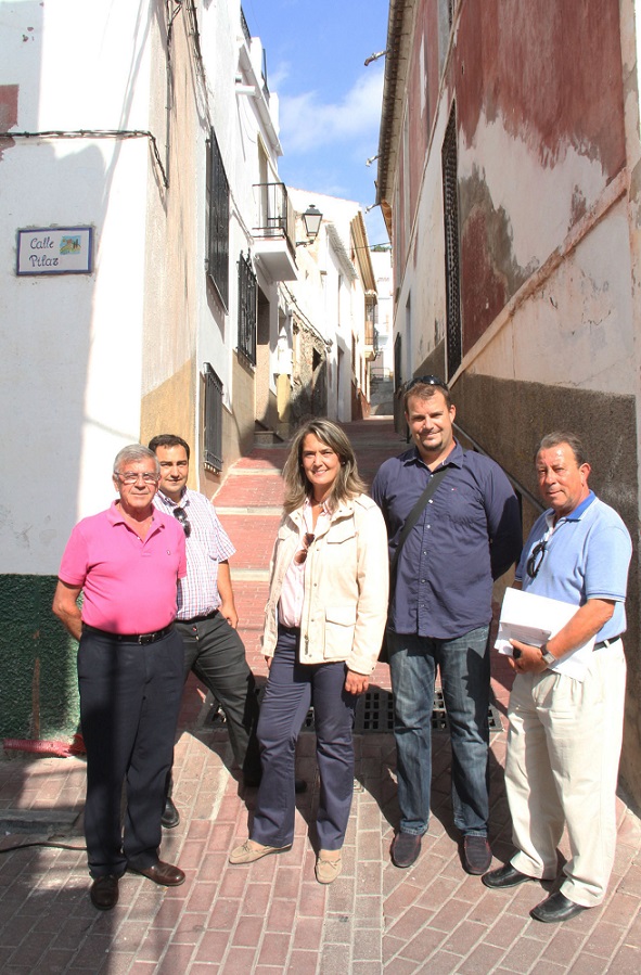 La Diputación Provincial finaliza las obras para la contención de aguas pluviales en el Barrio Árabe de Vélez de Benaudalla