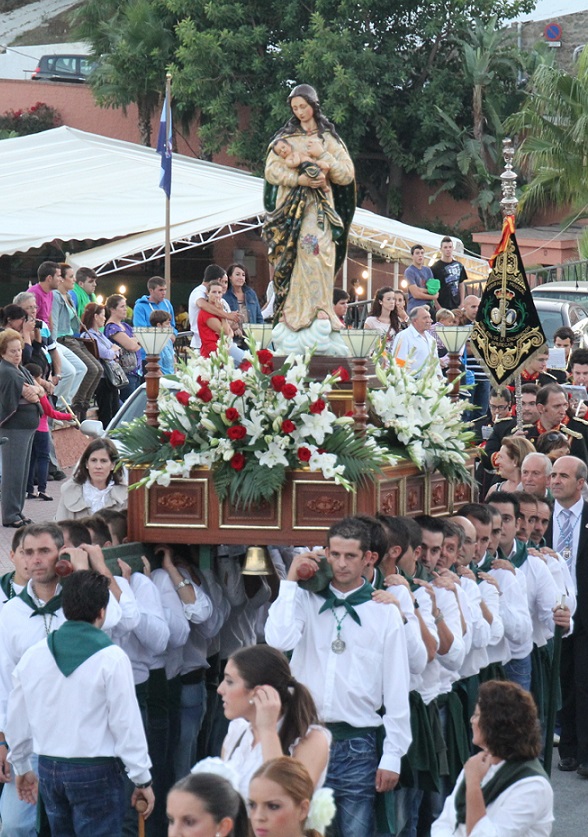 El barrio almuñequero de Torrecuevas ultima los preparativos para celebrar  sus fiestas en Honor de la Virgen Madre, del 11 al 13 de octubre