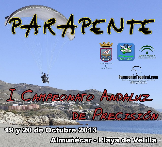 I Campeonato de Andalucía de Parapente de Precisión en Almuñécar