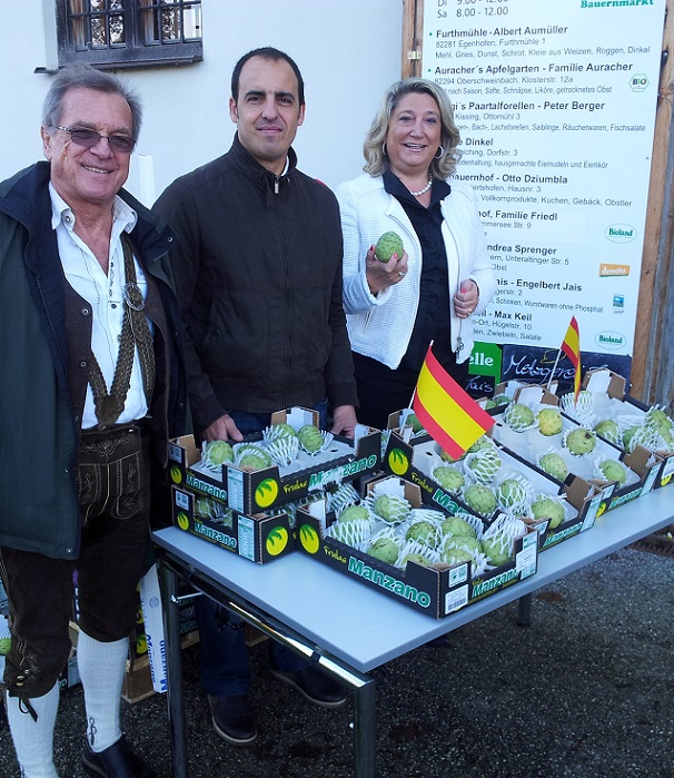 Almuñécar promociona la chirimoya y sus atractivos turísticos en la ciudad hermana de Alemania