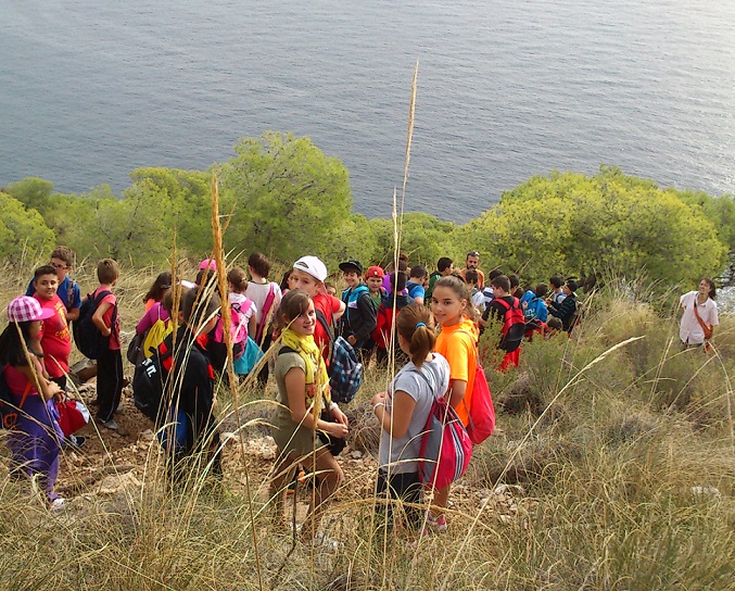 Alumnos del CP Virgen de la Antigua de Almuñécar conocieron la importancia medioambiental del Paraje de Cerro Gordo