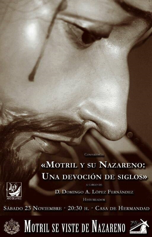 Domingo López Fernández hablará sobre "Motril y su Nazareno una devoción de siglos"