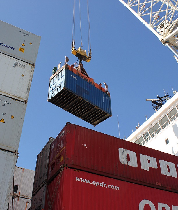 Comienza la inspección de mercancías de tránsito con destino a Francia en el Puerto de Motril