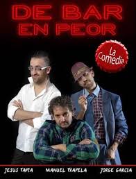 "De bar en peor", el humor hecho teatro, este viernes en el Calderón