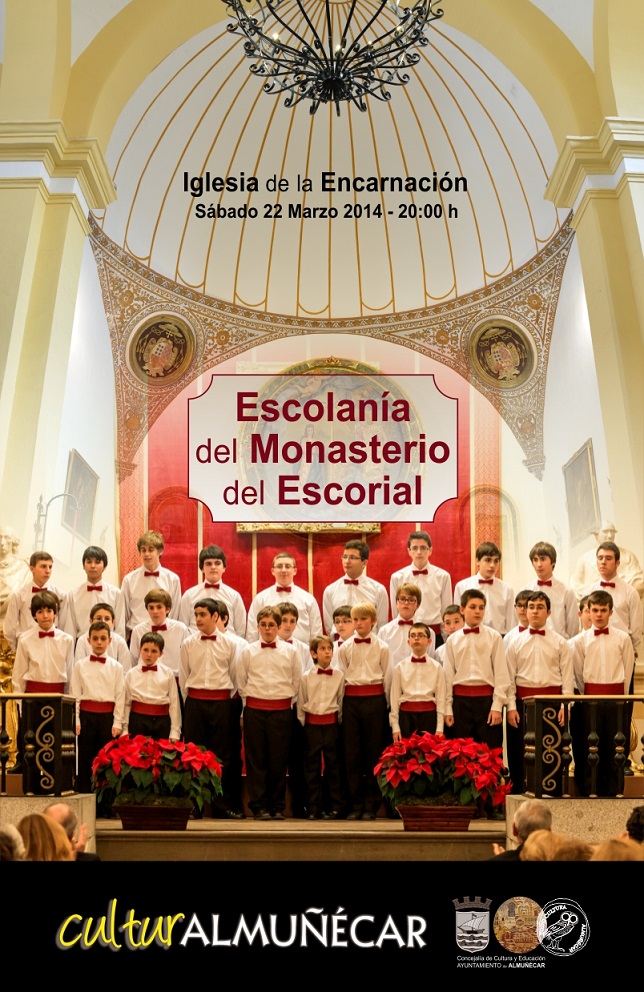 La Escolanía del Monasterio del Escorial dará un concierto este sábado en Almuñécar